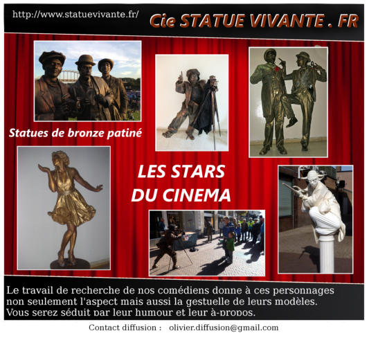 " statues vivantes - cie statue vivante.fr "