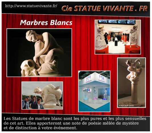 " statues vivantes - cie statue vivante.fr "