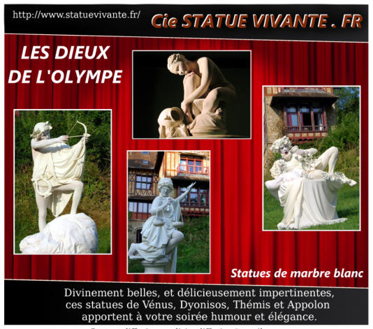 " statues vivantes - cie statue vivante.fr "